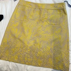 Fabulous silk a-line skirt by Vera Wang lavender label